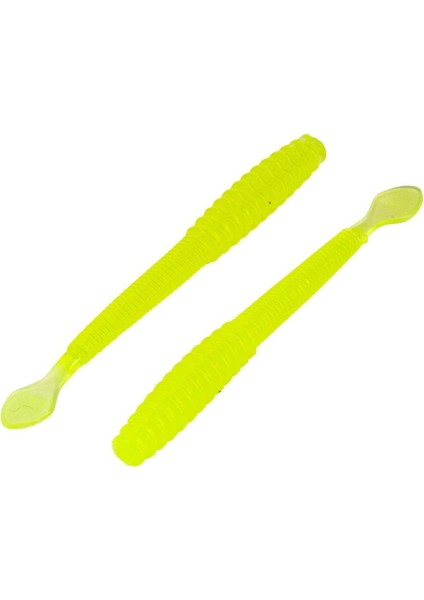 Silikon Sahte Kurt Yem - 2,2g 87MM - Fishack Wormix - Uv Boyalı - Fluo Green fiyatları