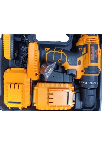 Darbeli 88V 12AH Çift Akülü Metal Şanzuman Seti 27 Parça