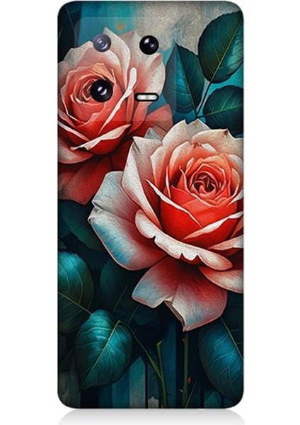 Xiaomi Mi 13 Uyumlu Pastel Güllerin Dansı Desenli Silikon Kılıf