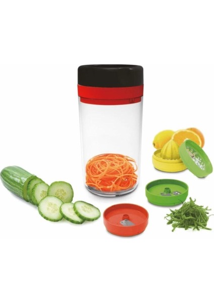 Dicer 7 Parça Pratik Rende Doğrayıcı