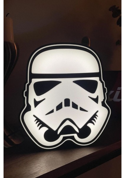 Çok Renkli Stormtrooper Gece Lambası, Dekoratif ve Şık Tasarım