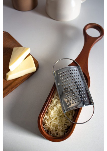 Akasya Çelik Hazneli Rende