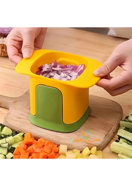 2'si 1 Arada Paslanmaz Çelik Sebze Doğrayıcı & Dilimleyici Kesici Rende Patates, Soğan, Havuç fırsatları