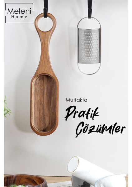 Akasya Saplı Hazneli Rende - Peynir Limon Zencefil Sarımsak Rendesi El Rendesi indirimleri