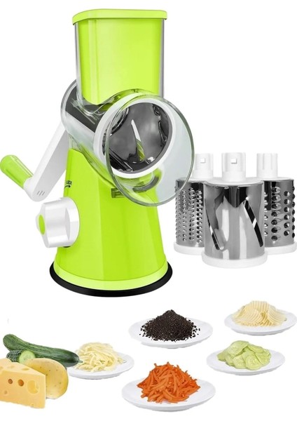 Çevirmeli Rende Kollu Değirmen Fındık Öğütücü Peynir Patates Rendesi Sebze Doğrayıcı