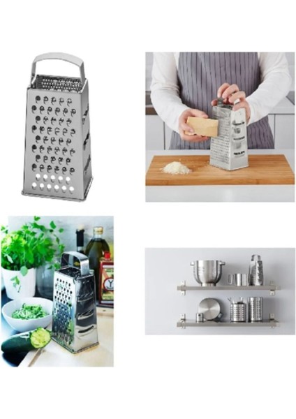 Idealısk Rende 2'li Çırpıcı Seti Fr Koncıs Çelik Sarımsak Ezici Idealısk Un Eleği fiyatları