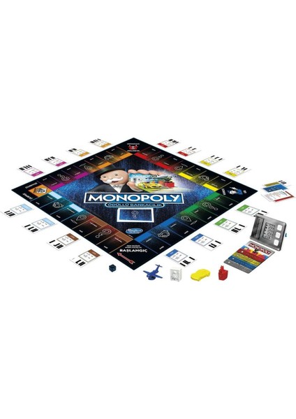 Nessiworld E8978 Hasbro Gaming - Monopoly Ödüllü Bankacılık +8 Yaş
