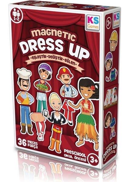 Nessiworld MD174 Ks, Magnetic Dress Up - Eşleştir・değiştir・eğlen / +3 Yaş