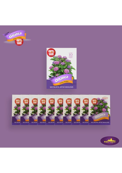 Saksı Gübresi - Ortanca Besleyen 10'lu Paket, Bitki Besini modelleri