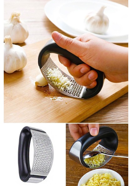 Pratik Tutma Kollu Sarımsak Baharat Ezici Paslanmaz Çelik modelleri