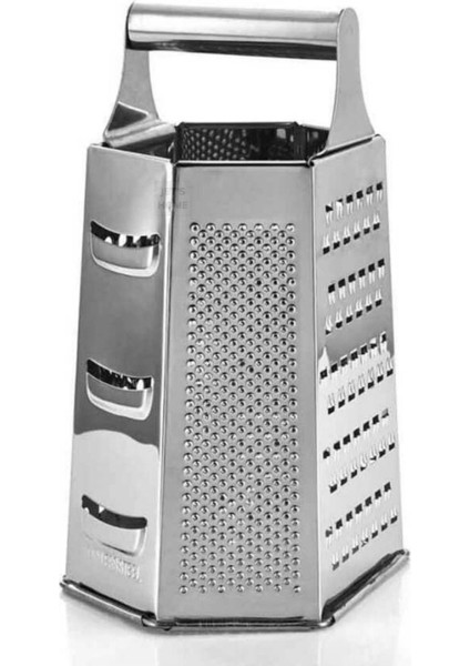 Paslanmaz Çelik 6 Taraflı Çok Işlevli Rende Inox 22 cm modelleri