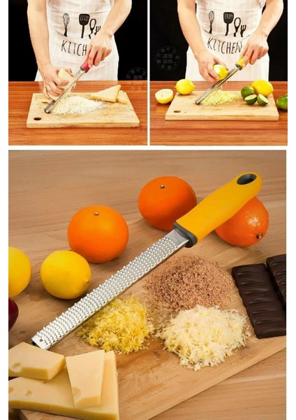 El Rendesi Renkli Saplı Limon Rendesi Renkli 27 cm