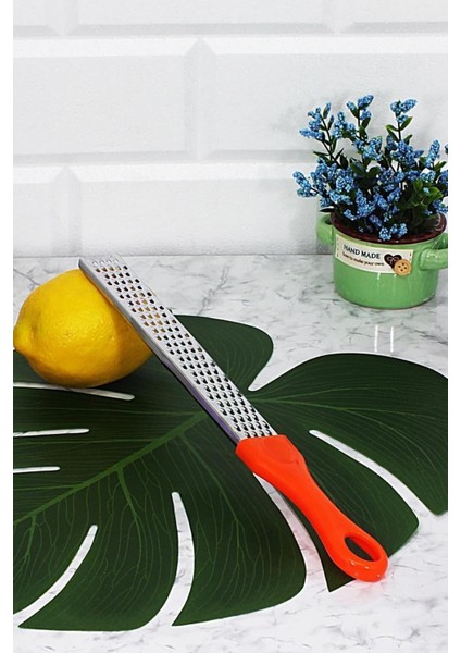 27CM Renkli Saplı Limon Peynir Küçük Gıda Rendesi