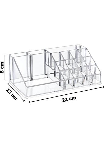 Bölmeli ve Şık Kozmetik Ürün Düzenleyici, Pratik Kullanım Sağlar fiyatları