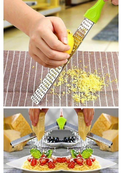 Qnykitchen Renkli Saplı Limon Peynir Sarımsak Zencefil Vb. Uzun Rende (1ADET) fiyatları