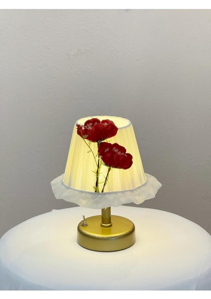 Ipek Gelincik Kablosuz Masa Lambası, Eskitme Gold, Şık ve Kullanışlı Tasarım indirimleri