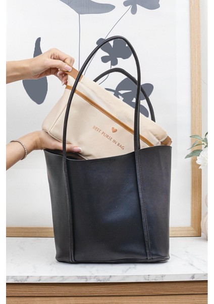 Bej Tote Çanta Içi Düzenleyici, Pratik ve Şık Organizer indirimleri