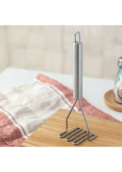 Paslanmaz Metal Patates Ezici 24 cm