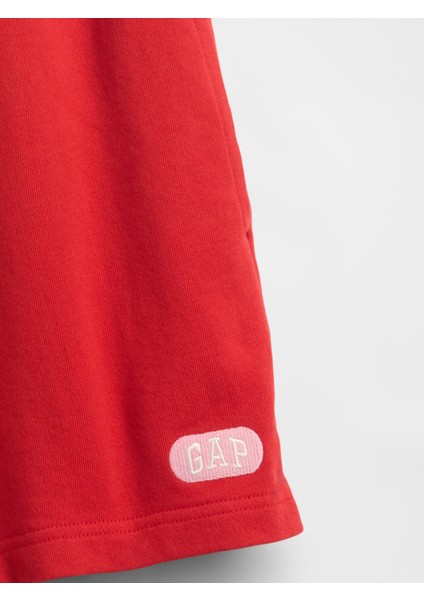 Kadın Kırmızı Heavyweight Havlu Kumaş Şort modelleri