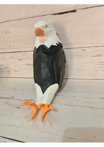 Beyaz Led'li, 12V Adaptörlü Kartal Temalı Gece Lambası, Şık ve Parlak Tasarım fırsatları