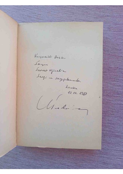 Istanbul Düşü Bütün Şiirleri ( Imzalı) 1983 Basim Imzali 288 Sayfa 2,el Cok Temiz Kondisyonda Necdet Evliyagil'in Tüm Şiirlerini Içeren "istanbul Düşü" fiyatları