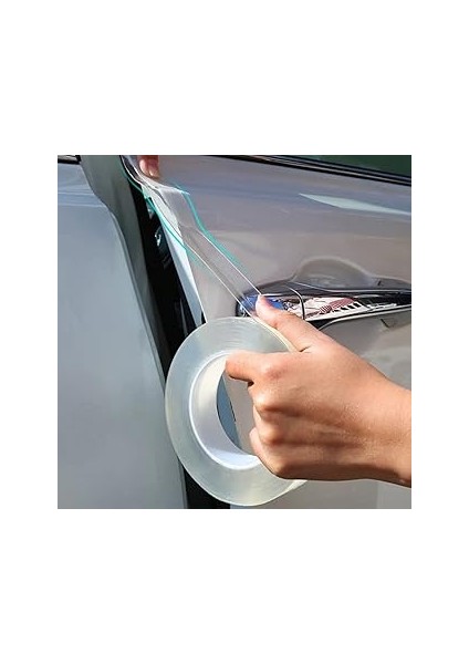 Buffer® Şeffaf Su Geçirmeyen Dayanıklı Kolay Yapışan Çizilmeye Dayanıklı Oto Darbe Koruyucu Bant