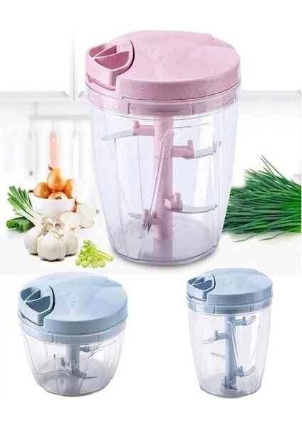 Ipli El Rondosu 5 Bıçaklı Sebze Et Doğrayıcı Pratik Kullanışlı Rende Pembe modelleri