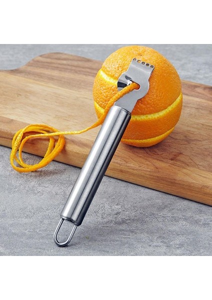 Metal Limon Portakal Şeftali Soyacağı Kabuk Çizici Soyma Bıçağı