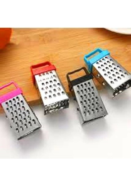 Mini Metal Sarımsak Rende Mıknatıslı Mavi