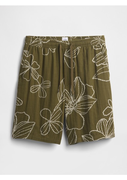 Erkek Yeşil Textured Şort fiyatları