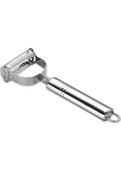 Mybru Pratik Paslanmaz Çelik Çift Jülyen Patates Meyve ve Sebze Soyucu Soyacak