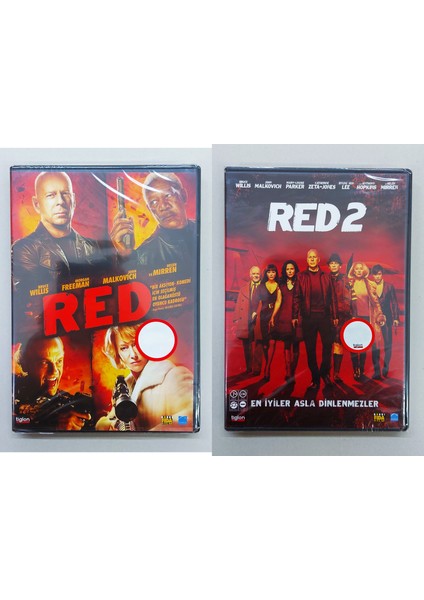 Dc Comics Red 1 & 2 DVD Film Set