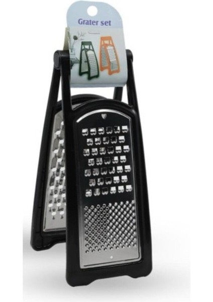 Çift Taraflı Hazneli Rende Siyah