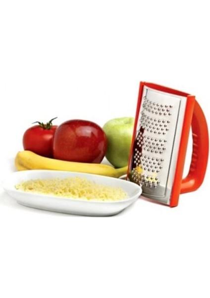 Paslanmaz Çelik Bıçaklı Tutma Kollu Pratik Sebze Meyve El Rendesi indirimleri