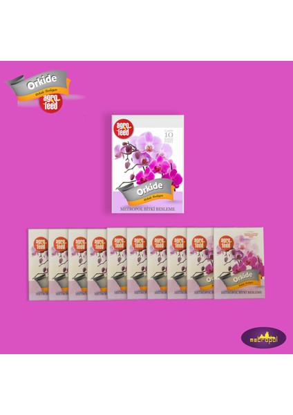 Saksı Gübresi - Orkide Besleyen 10'lu Paket, Orkide Besini fiyatları