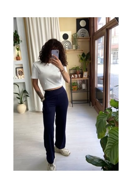 Çiftcepli Geniş Paça Eşofman Altı modelleri