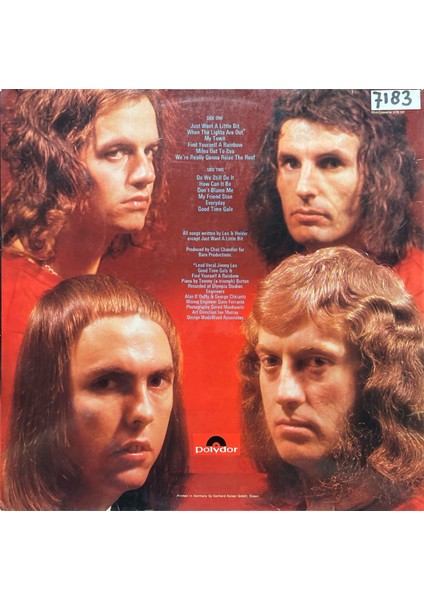 Slade Old New Borrowed And Blue Lp Plak
