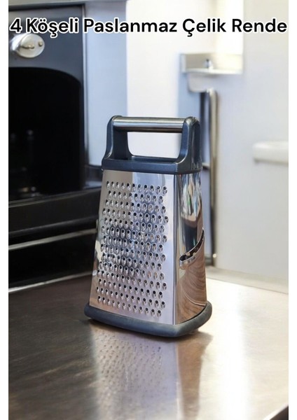 4 Köşeli Paslanmaz Çelik Rende KW-282 FMA562826