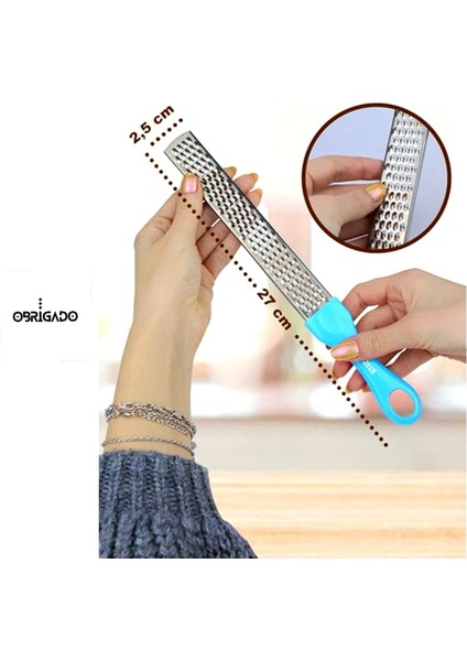 Premium Kalite Paslanmaz Çelik Keskin Uzun Ince Limon Peynir Rendesi modelleri