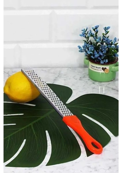 Premium Kalite Paslanmaz Çelik Keskin Uzun Ince Limon Peynir Rendesi