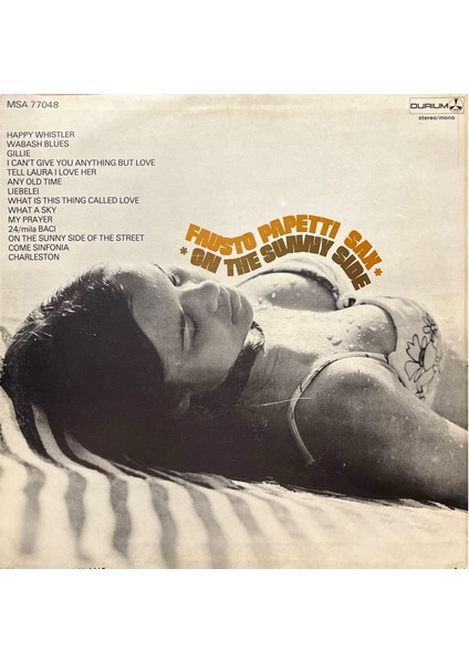 Fausto Papetti Sax On The Sunny Side Lp Plak fiyatları
