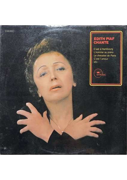 Edith Piaf Chante Lp Plak