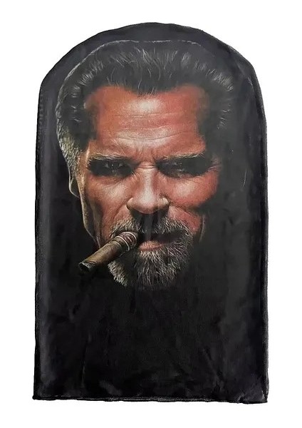 3D Komik Elyaf File Maske Ünlü Serisi Parti Simülasyon Puro Içen Arnold Schwarzenegger