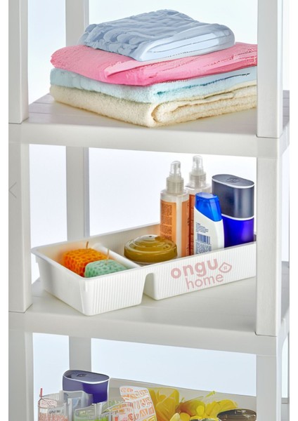 Beyaz Çekmece Bölmeli Organizer - 2'li Set, Makyaj ve Eşyalar Için Düzenleyici modelleri