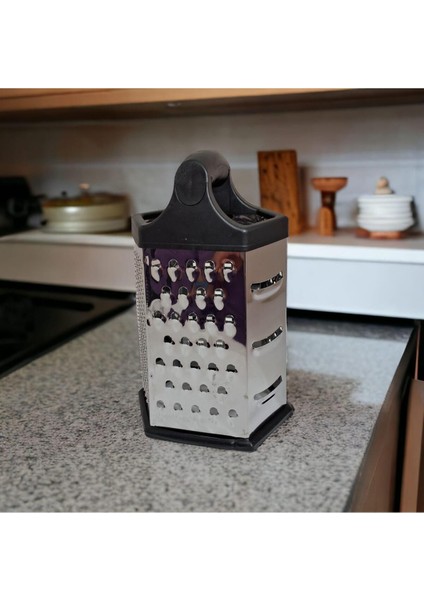 Kule Rende 6 Köşe 6 Fonksiyonlu Lüx Saplı Rende 22 cm El Rendesi Peynir Sebze Patates Rende fiyatları