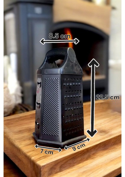 6 Köşeli Paslanmaz Siyah Çelik Rende KW-290 FMA562901 fiyatları