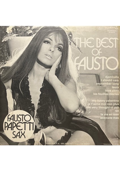 The Best Of Fausto Papetti Lp Plak