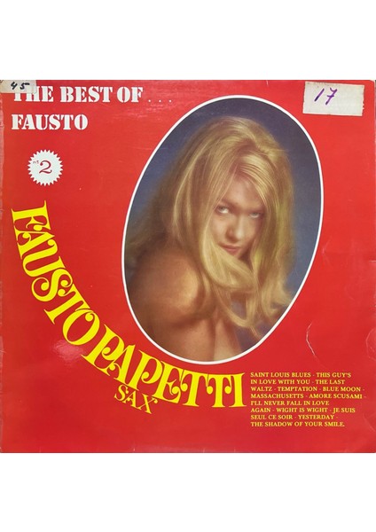 The Best Of Fausto Papetti No. 2 LP Plak