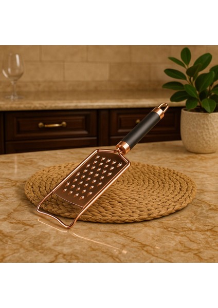 Bakır Görünümlü Paslanmaz Çelik El Rendesi