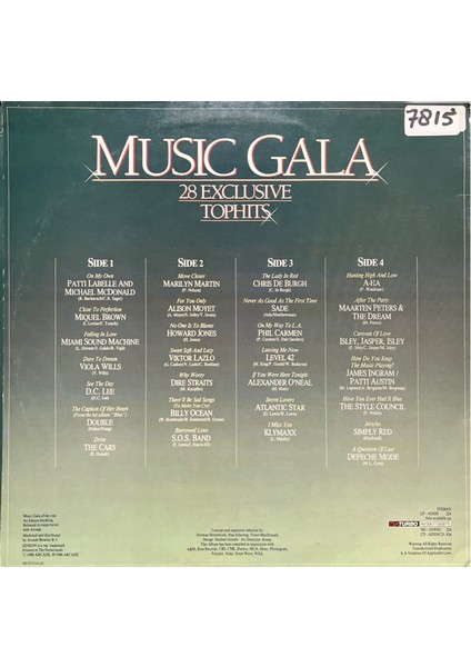 Music Gala Of The Year Volume 3 Double Lp Plak